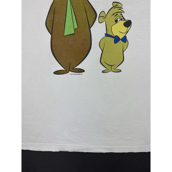 Vintage 2002 Hanna-Barbera Yogi Bear Ringer Shirt Cartoon Network TV Show Art - Picture 8 of 13